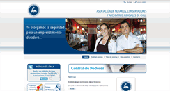 Desktop Screenshot of notariosyconservadores.cl